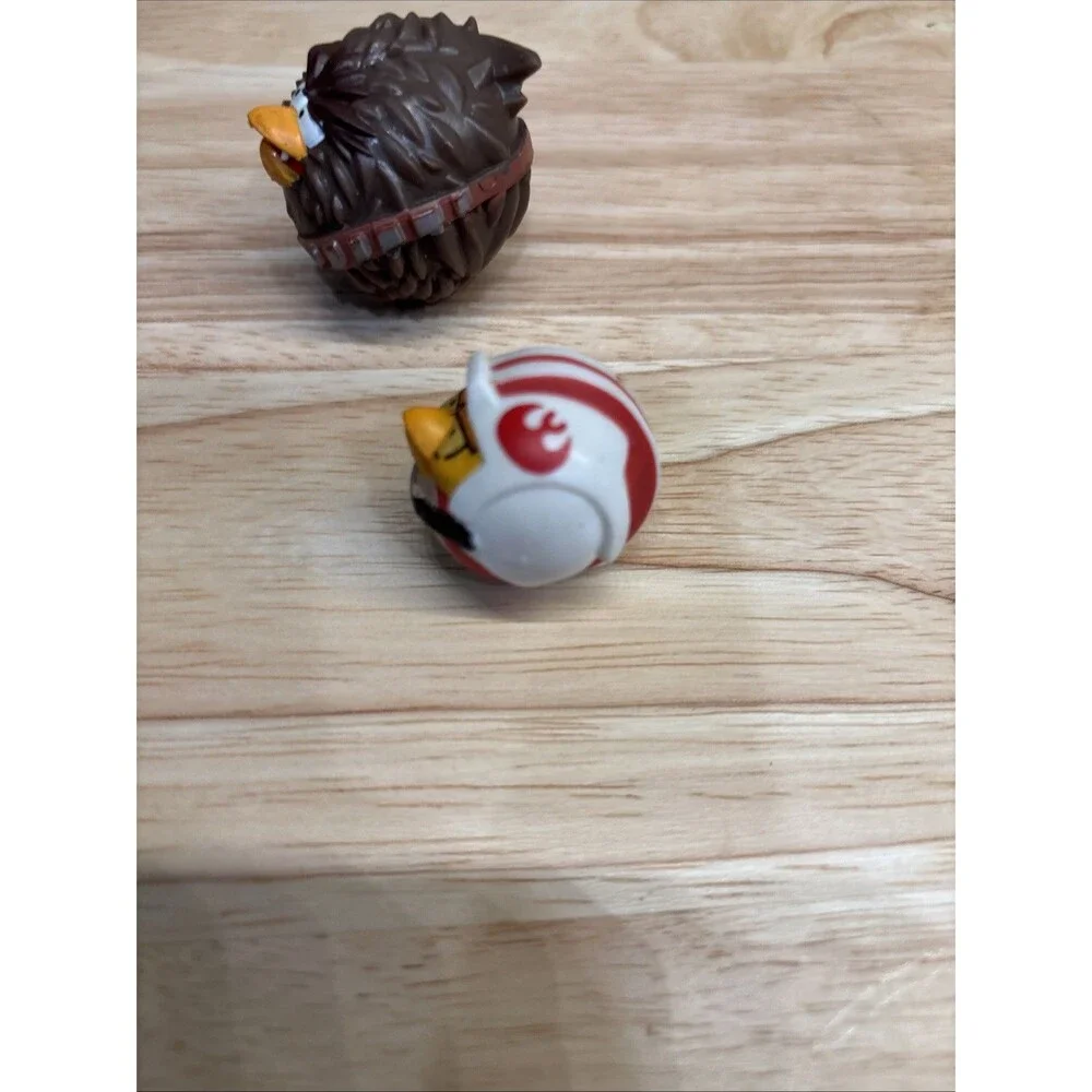 Hasbro Angry Birds Star Wars Jenga Chewbacca & Luke Skywalker Figure Collectible
